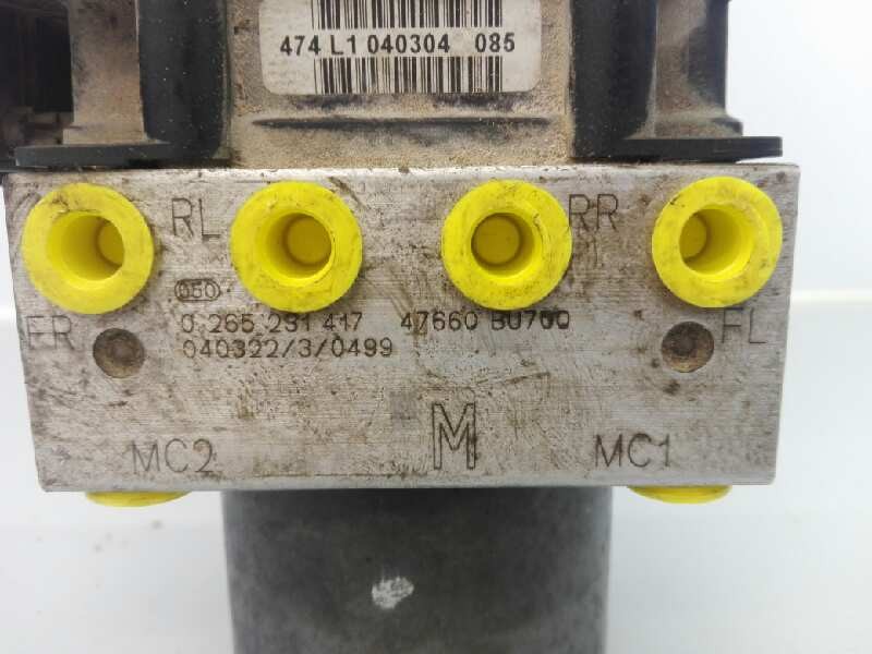 Recambio de abs para nissan almera (n16/e) referencia OEM IAM 0265231417 47660B0700 E2-A4-45-2