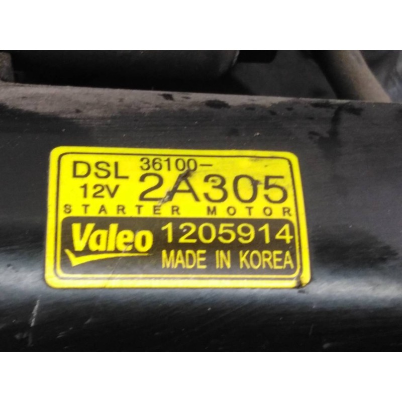 Recambio de motor arranque para hyundai i30 (gd) tecno referencia OEM IAM 361002A305  P3-A7-2-2