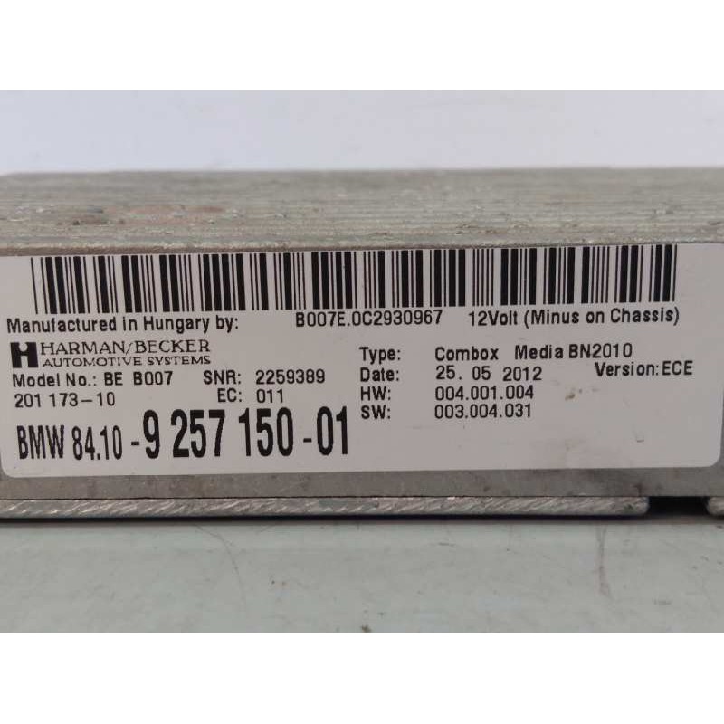 Recambio de modulo electronico para bmw serie 1 lim. (f20) 116d efficientdynamics edition referencia OEM IAM 925715001 2259389 E