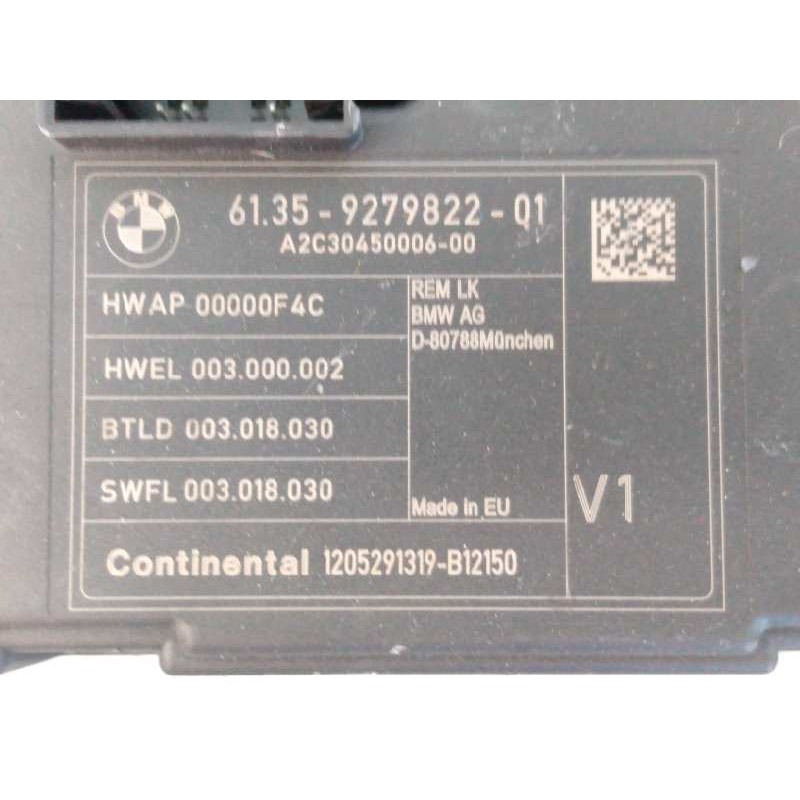 Recambio de caja reles / fusibles para bmw serie 1 lim. (f20) 116d efficientdynamics edition referencia OEM IAM A2C30450006 9279