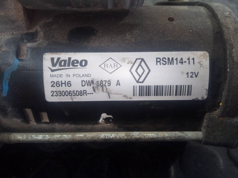Recambio de motor arranque para renault kangoo expression referencia OEM IAM 2330065008R  P3-B7-3-2