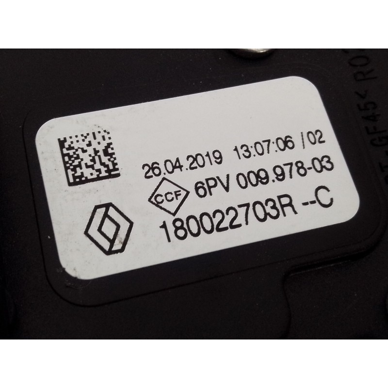 Recambio de pedal acelerador para dacia sandero stepway referencia OEM IAM 180022703R 6PV00997803 E2-A1-34-6