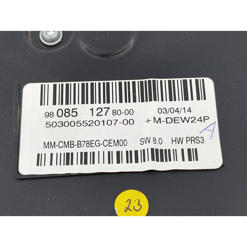 Recambio de cuadro instrumentos para citroën c4 grand picasso attraction referencia OEM IAM 9808512780  E3-B2-56-1