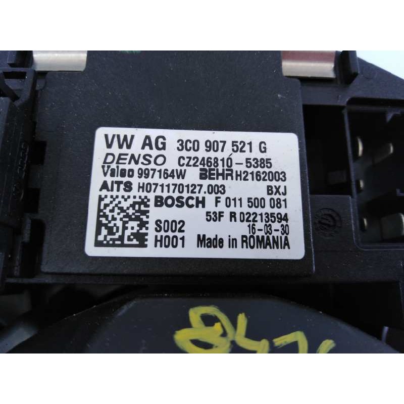 Recambio de ventilador calefaccion para volkswagen scirocco (138) r-line bmt referencia OEM IAM 3C0907521G  E2-A1-45-7