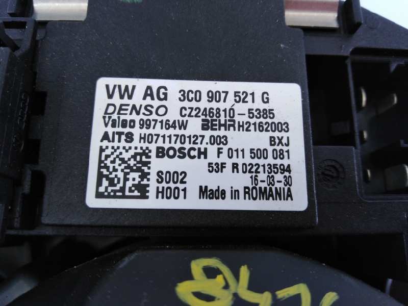 Recambio de ventilador calefaccion para volkswagen scirocco (138) r-line bmt referencia OEM IAM 3C0907521G  E2-A1-45-7