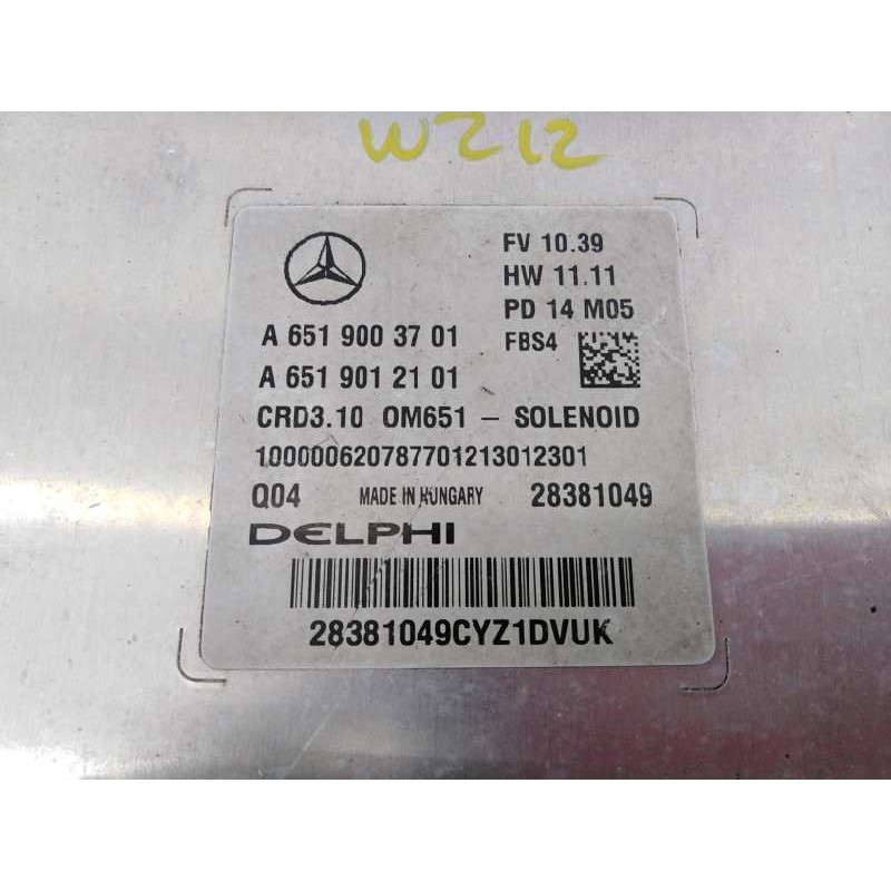 Recambio de centralita motor uce para mercedes-benz clase e (w212) lim. e 220 bluetec be edition (212.001) referencia OEM IAM A6