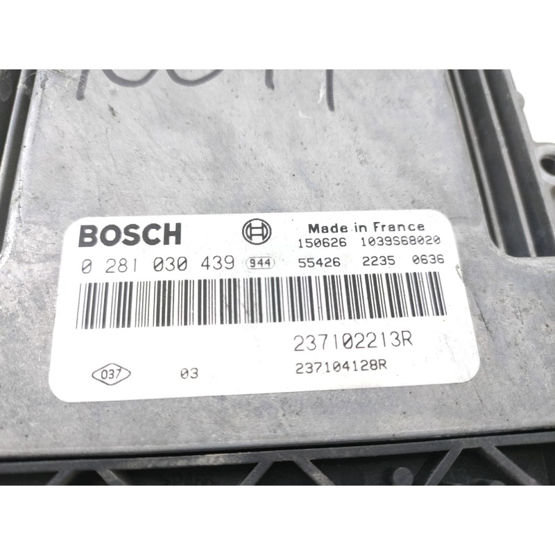 Recambio de centralita motor uce para dacia dokker laureate referencia OEM IAM 0281030439  E2-A1-39-6