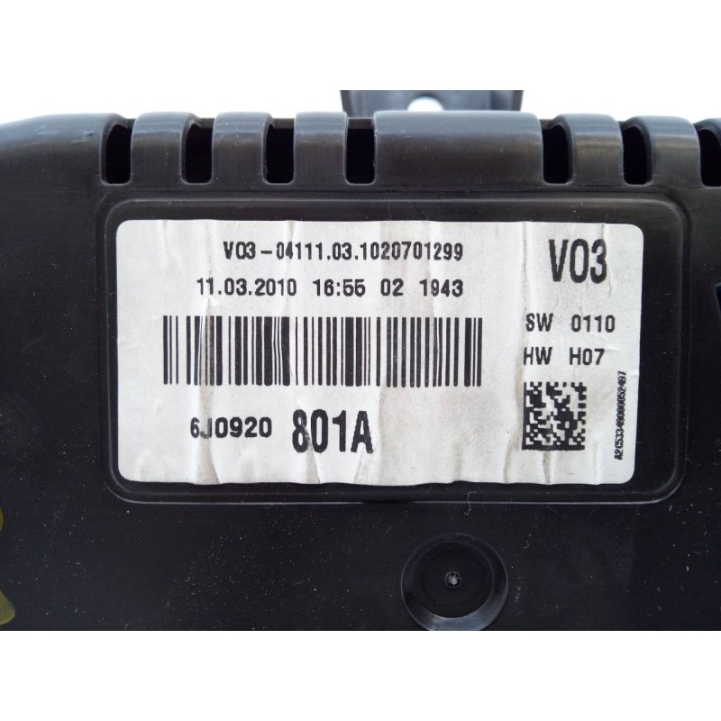 Recambio de cuadro instrumentos para seat ibiza (6j5) stylance / style referencia OEM IAM 6J0920801A  E2-A1-18-7