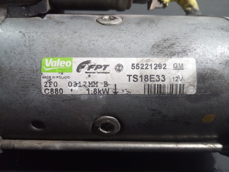 Recambio de motor arranque para opel corsa d cosmo referencia OEM IAM 55221292  P3-A7-22-3