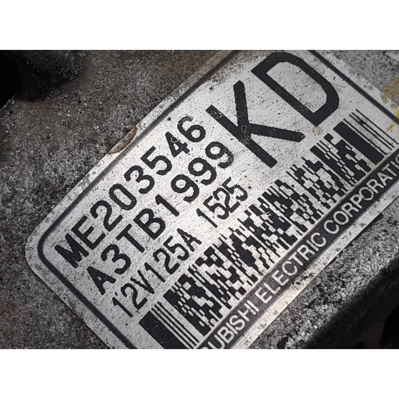 Recambio de alternador para mitsubishi montero (v60/v70) 3.2 di-d gls kaiteki (3-ptas.) referencia OEM IAM ME203546 A3TB1999 P3-