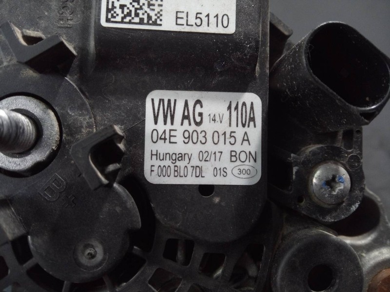 Recambio de alternador para seat ibiza (6p1) reference connect referencia OEM IAM 04E903015A  P3-B5-8-2