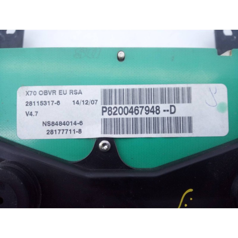Recambio de cuadro instrumentos para renault master ii phase 2 caja cerrada l2h1 referencia OEM IAM P8200467948  E2-A1-45-3