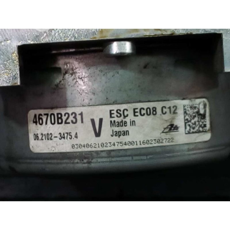 Recambio de abs para mitsubishi outlander (gf0) motion 2wd referencia OEM IAM 4670B231 28515896003 P3-A8-13-5