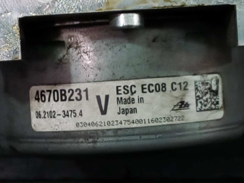 Recambio de abs para mitsubishi outlander (gf0) motion 2wd referencia OEM IAM 4670B231 28515896003 P3-A8-13-5