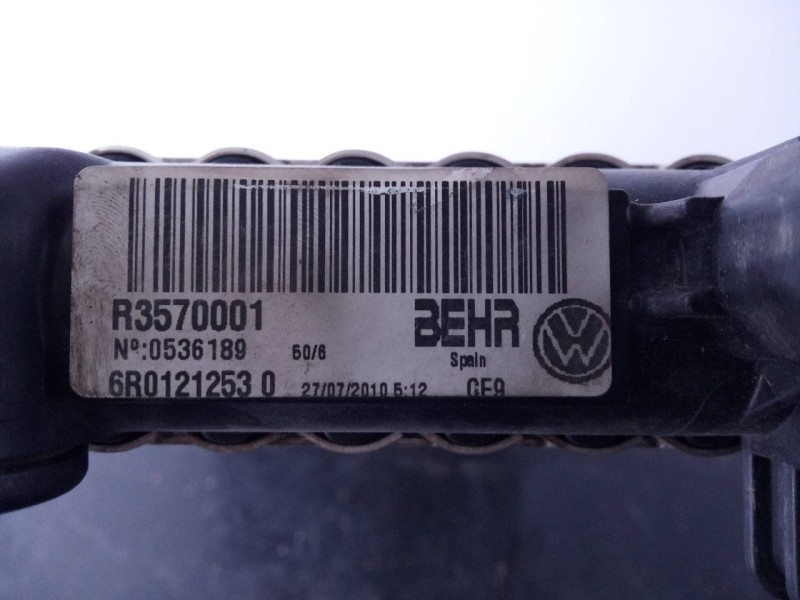 Recambio de radiador agua para audi a1 (8x) ambition referencia OEM IAM 6R01212530 R35700001 P2-B6-4