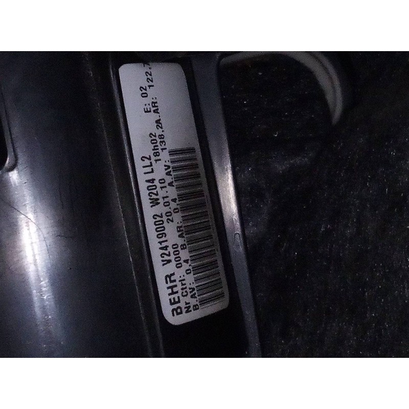 Recambio de ventilador calefaccion para mercedes-benz clase c (w204) berlina c 200 cdi blueefficiency (204.001) referencia OEM I