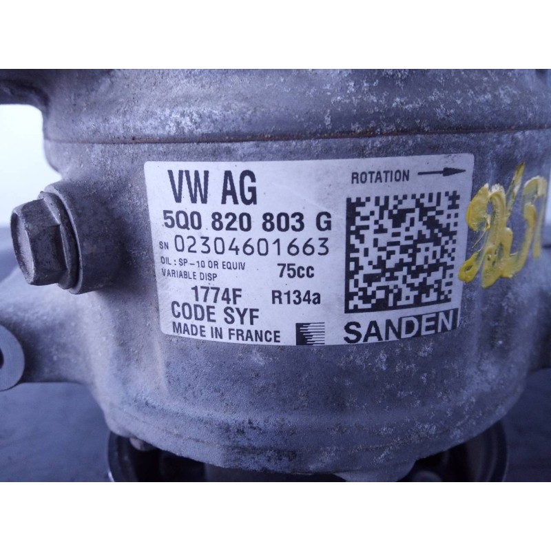 Recambio de compresor aire acondicionado para seat ibiza (6p1) fr referencia OEM IAM 5Q0820803G 02304601663 P3-B2-23-4