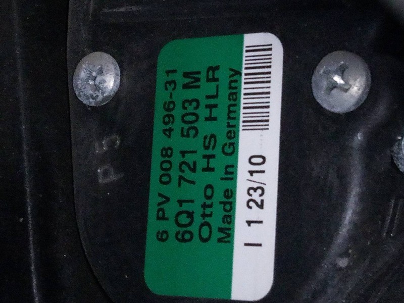 Recambio de pedal acelerador para audi a1 (8x) ambition referencia OEM IAM 6Q1721503M 6PV00849631 