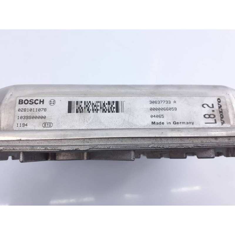 Recambio de centralita motor uce para volvo xc90 d5 referencia OEM IAM 0281011078 1039S00000 E3-B5-43-2