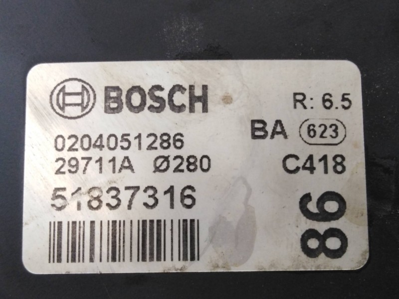 Recambio de servofreno para citroën jumper caja cerrada (06.2006 =>) 33 l2h1 hdi 130 fap referencia OEM IAM 0204051286 29711A P3