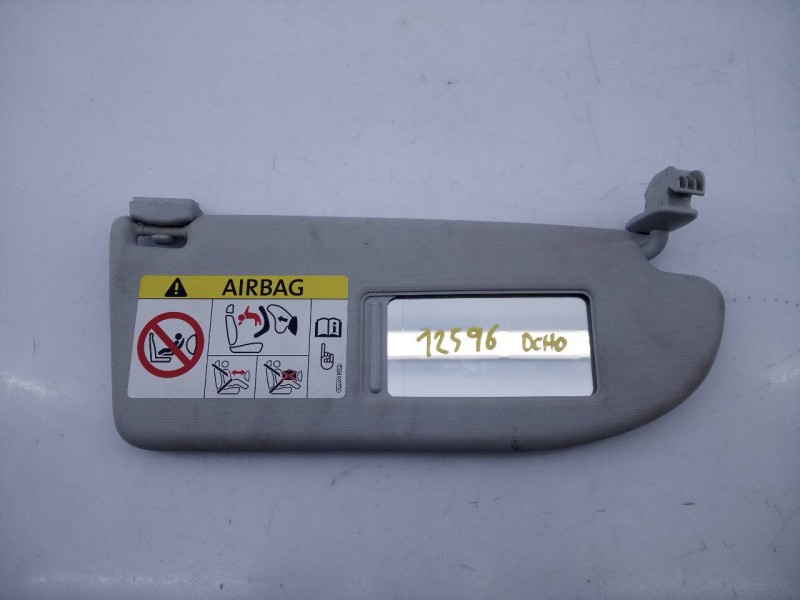 Recambio de parasol derecho para seat ibiza (6p1) fr referencia OEM IAM 6J0857552C  E1-B6-35-1