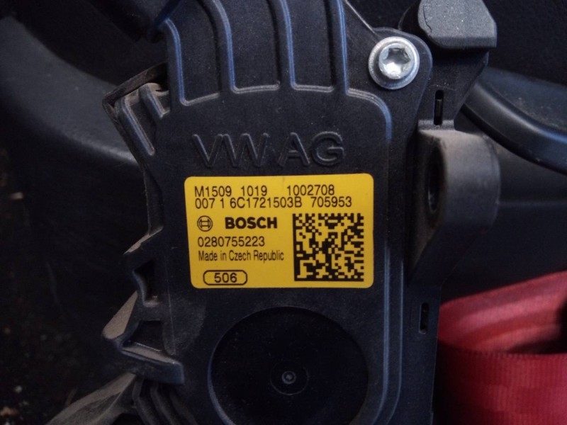 Recambio de pedal acelerador para seat ibiza (6p1) fr referencia OEM IAM 6C1721503B 0280755223 