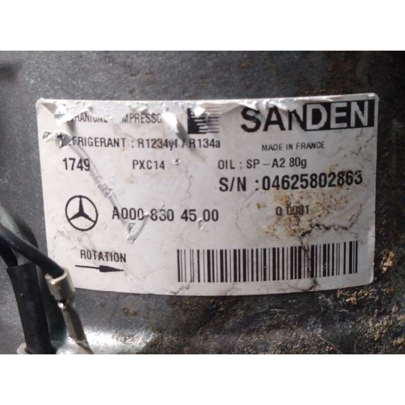Recambio de compresor aire acondicionado para mercedes-benz cls bm 257) cls 350 d 4matic edition 1 (257.321) referencia OEM IAM 