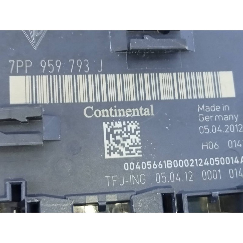 Recambio de modulo confort para porsche panamera 4 s referencia OEM IAM 7PP959793J  E3-B6-50-5