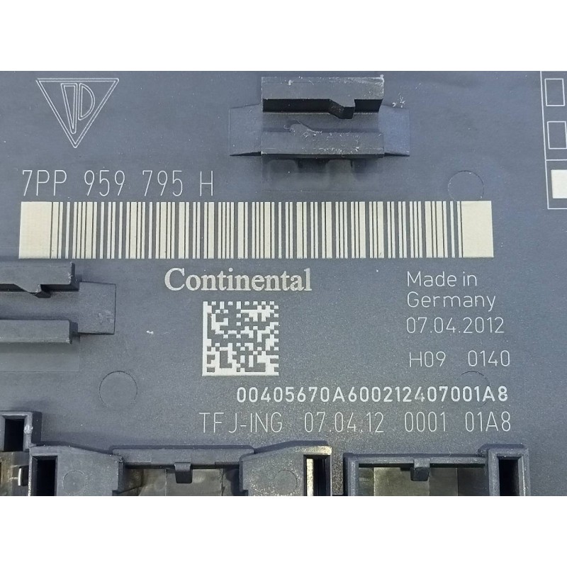 Recambio de modulo confort para porsche panamera 4 s referencia OEM IAM 7PP959795H  E3-B6-50-5