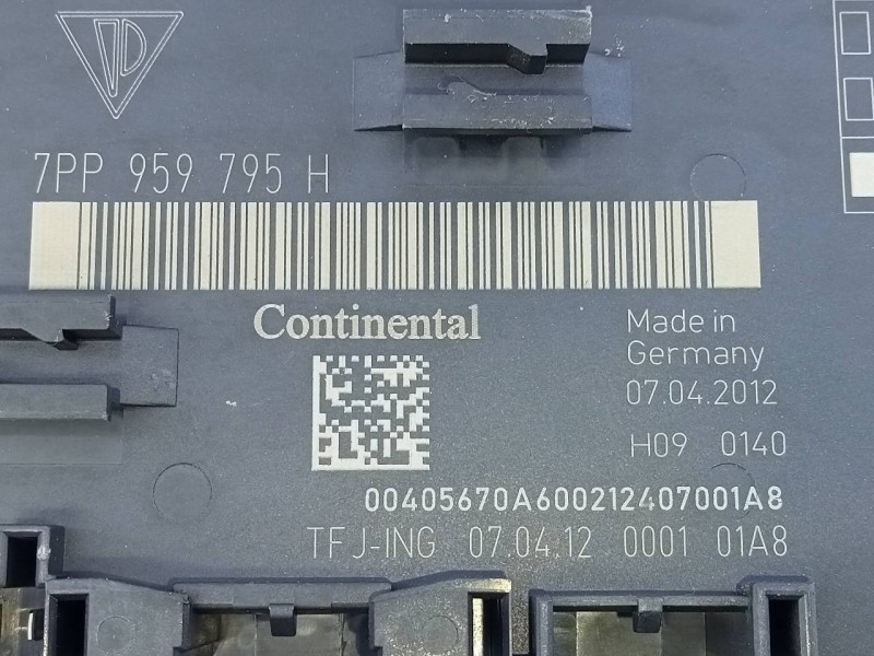 Recambio de modulo confort para porsche panamera 4 s referencia OEM IAM 7PP959795H  E3-B6-50-5
