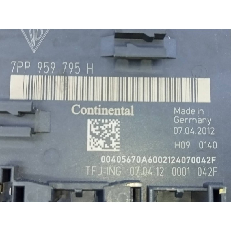 Recambio de modulo confort para porsche panamera 4 s referencia OEM IAM 7PP959795H  E3-B6-50-5