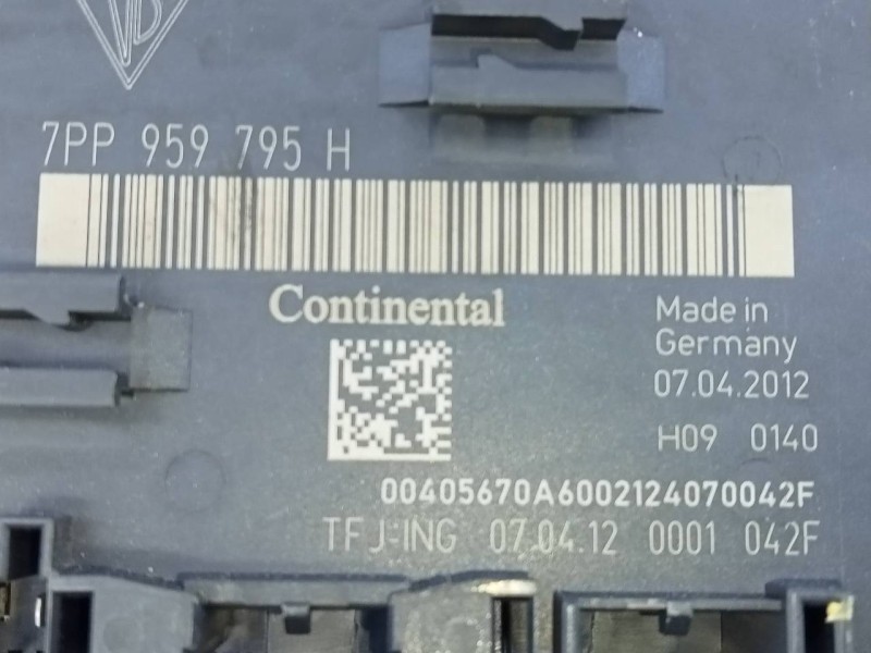 Recambio de modulo confort para porsche panamera 4 s referencia OEM IAM 7PP959795H  E3-B6-50-5