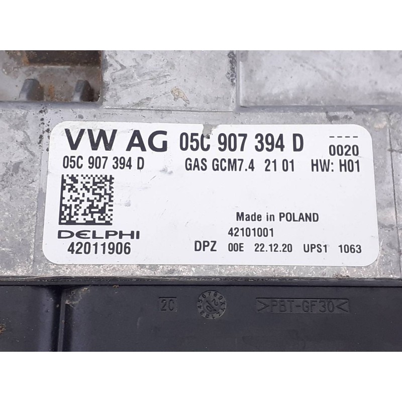Recambio de centralita motor uce para volkswagen t-cross advance referencia OEM IAM 05C907394D 42011906 E2-A1-23-5