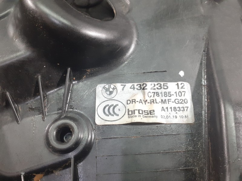 Recambio de elevalunas trasero izquierdo para bmw serie 3 berlina (g20) 320d referencia OEM IAM 8495867  P2-B4-18