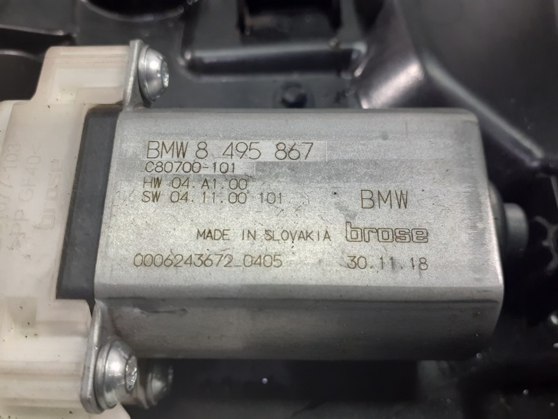 Recambio de elevalunas trasero izquierdo para bmw serie 3 berlina (g20) 320d referencia OEM IAM 8495867  P2-B4-18