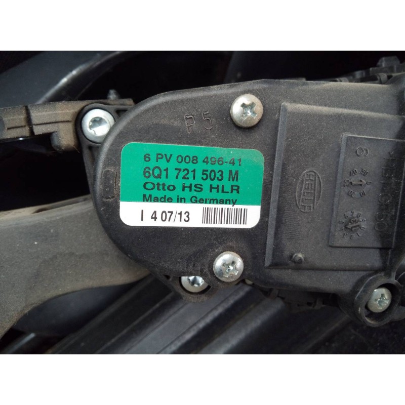 Recambio de pedal acelerador para seat ibiza (6j5) reference referencia OEM IAM 6Q1721503M 6PV00849641 