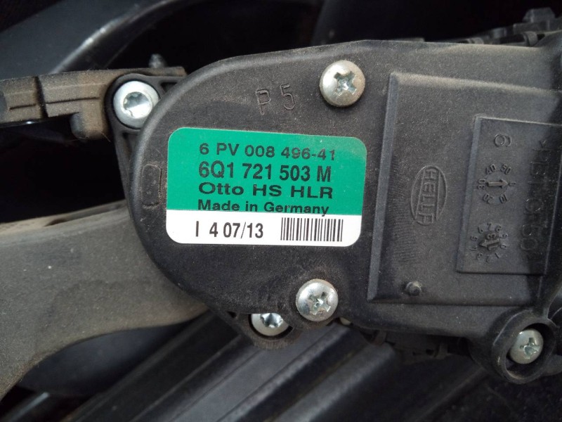 Recambio de pedal acelerador para seat ibiza (6j5) reference referencia OEM IAM 6Q1721503M 6PV00849641 