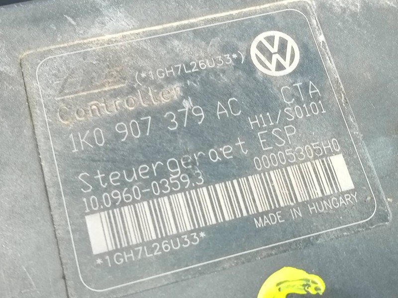 Recambio de abs para volkswagen golf v berlina (1k1) sportline referencia OEM IAM 1K0614517AE 1K0907379AC P3-B8-22-3