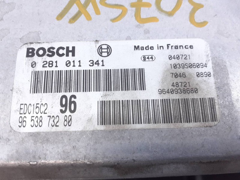 Recambio de centralita motor uce para peugeot 307 break / sw (s1) sw referencia OEM IAM 0281011341 9653873280 E3-B2-29-1