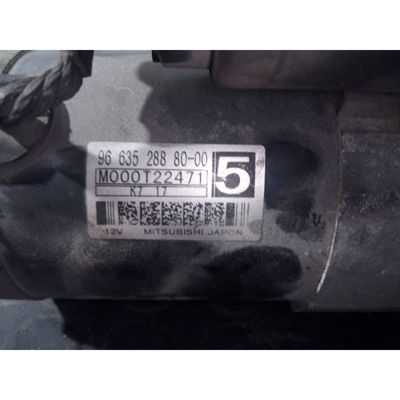 Recambio de motor arranque para citroën c4 grand picasso business referencia OEM IAM 9663528880 M000T22471 P3-B7-3-3