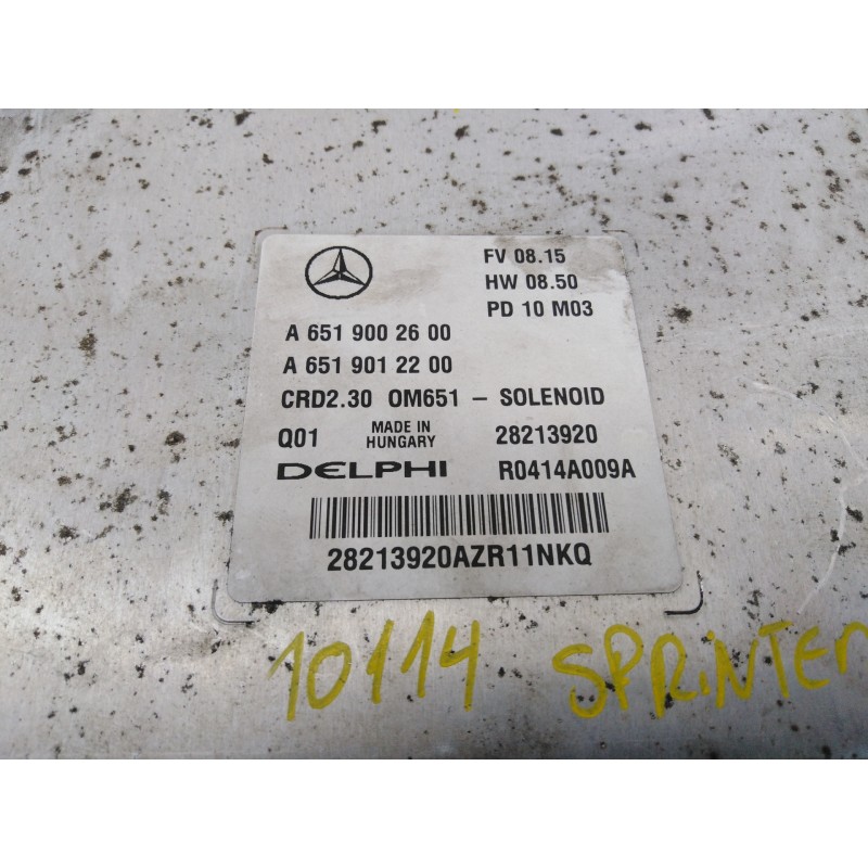 Recambio de centralita motor uce para mercedes-benz sprinterii caja cerrada (desde 01.06) 210/213/216 cdi (906.611/613) referenc