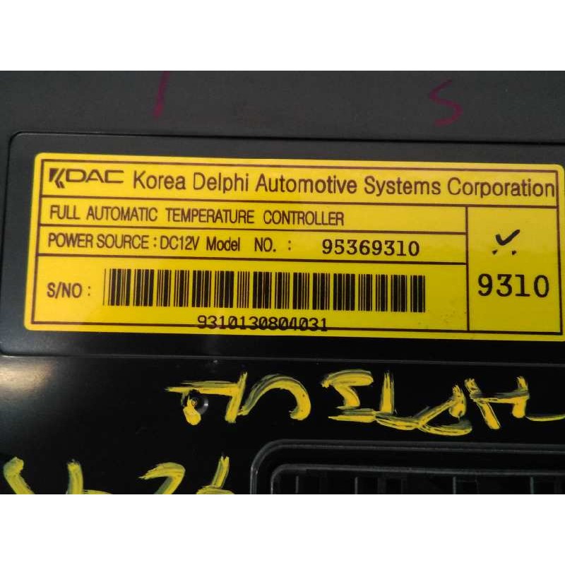 Recambio de mando climatizador para chevrolet captiva 2.2 vcdi lt 2wd referencia OEM IAM 95369310  E3-A5-15-2