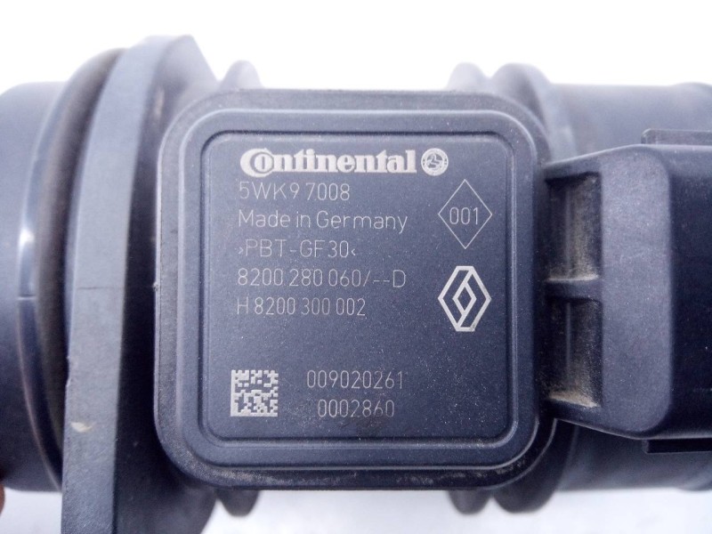 Recambio de caudalimetro para nissan interstar (x70) acenta referencia OEM IAM 8200280060 5WK97008 E3-B4-28-1