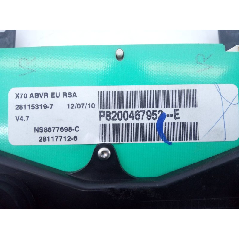 Recambio de cuadro instrumentos para nissan interstar (x70) acenta referencia OEM IAM 8200467952  E3-B4-31-4