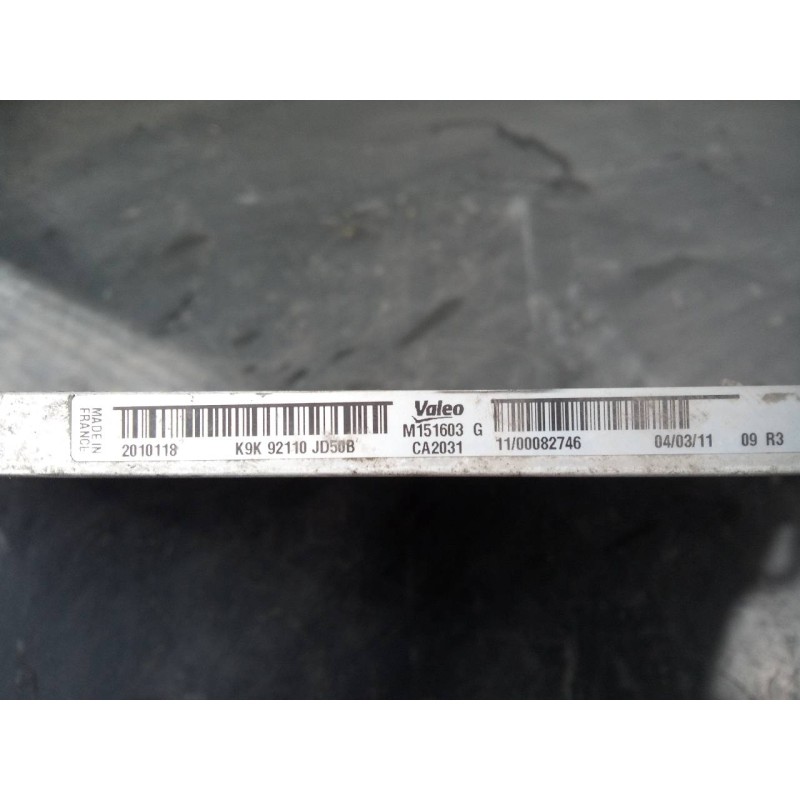 Recambio de condensador / radiador aire acondicionado para nissan qashqai (j10) tekna referencia OEM IAM 92110JD50B  P2-A4-8