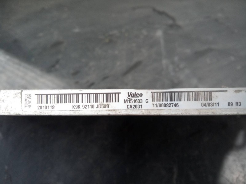 Recambio de condensador / radiador aire acondicionado para nissan qashqai (j10) tekna referencia OEM IAM 92110JD50B  P2-A4-8