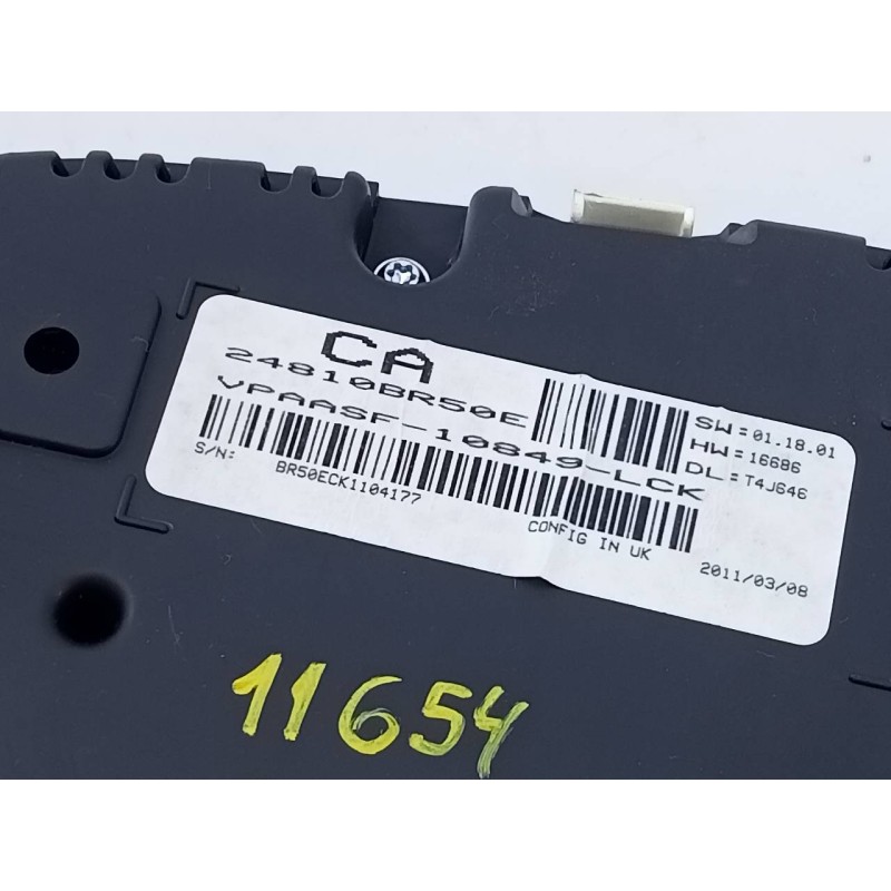 Recambio de cuadro instrumentos para nissan qashqai (j10) tekna referencia OEM IAM 24810BR50E  E3-B4-21-1