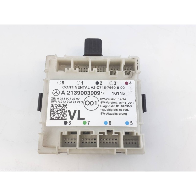 Recambio de modulo confort para mercedes-benz clase e lim. (w213) e 220 d (213.004) referencia OEM IAM A2139003909 A2C7457660800