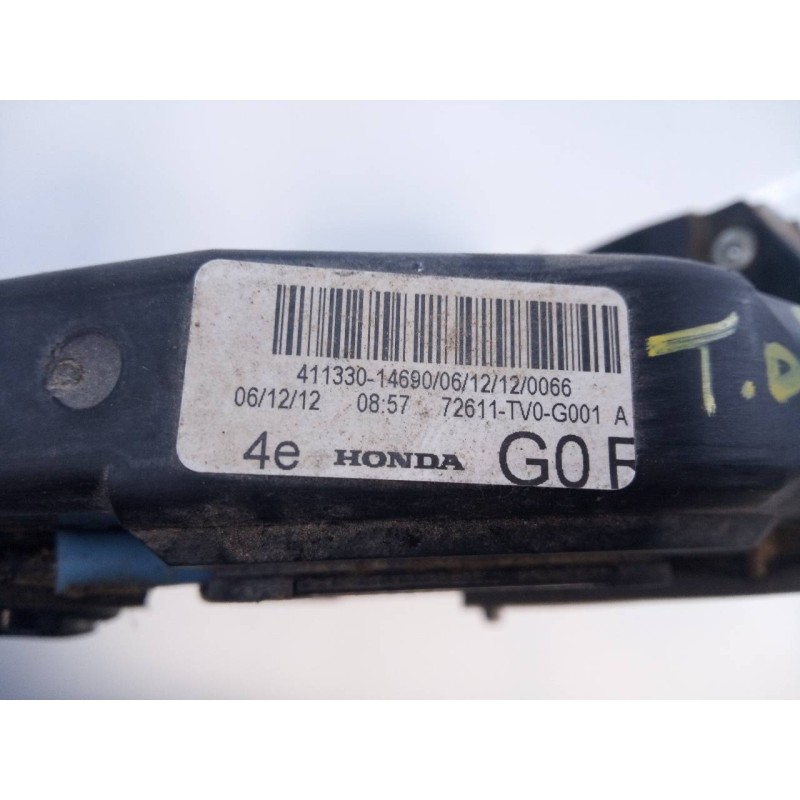 Recambio de cerradura puerta trasera derecha para honda civic (fk) 1.4 comfort referencia OEM IAM 41133014690 72611TV0G001 E2-A2