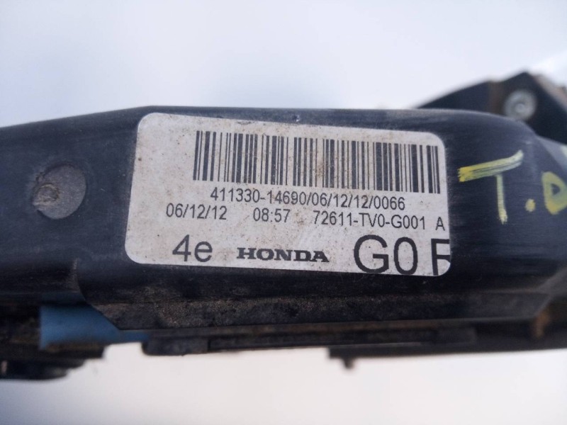 Recambio de cerradura puerta trasera derecha para honda civic (fk) 1.4 comfort referencia OEM IAM 41133014690 72611TV0G001 E2-A2